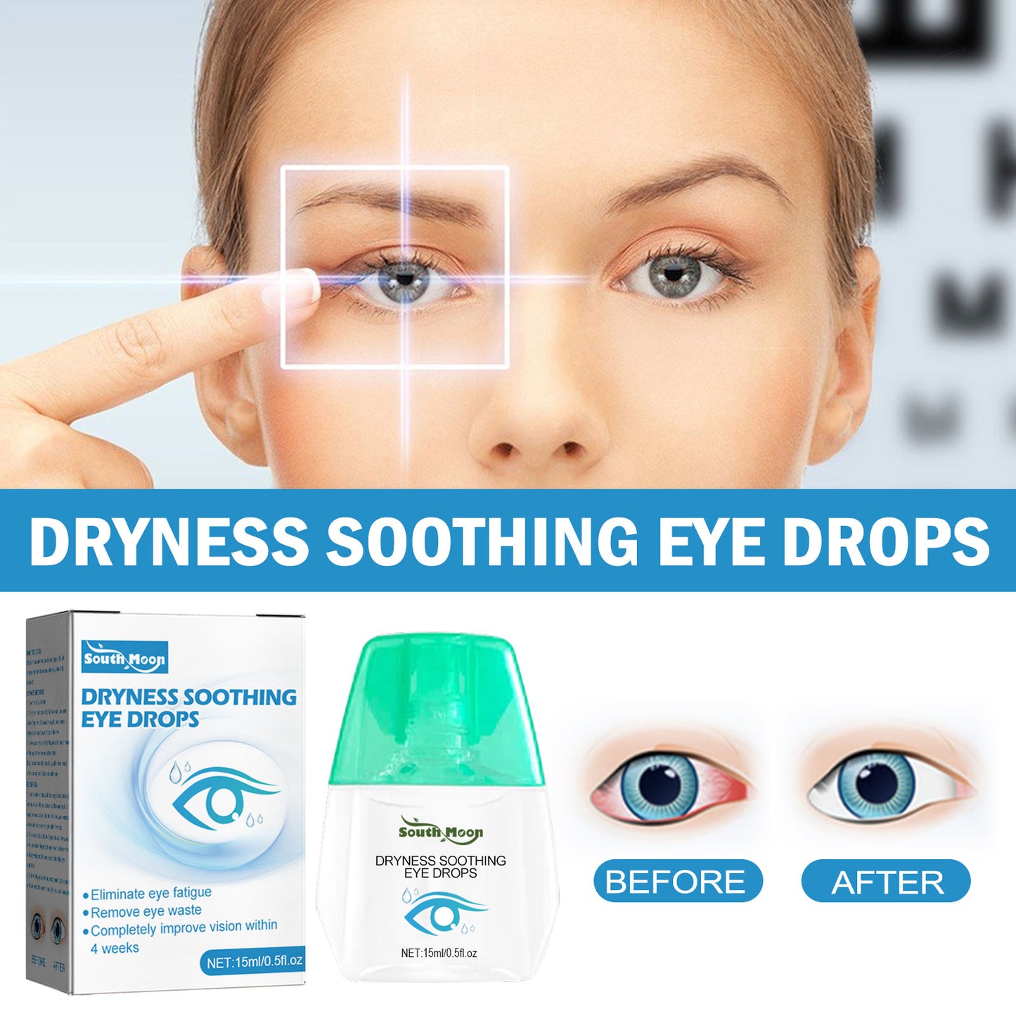 GlowVital™ Eye Drops – Dryness Soothing Formula with Cassia Seeds, Chrysanthemum & B Vitamins