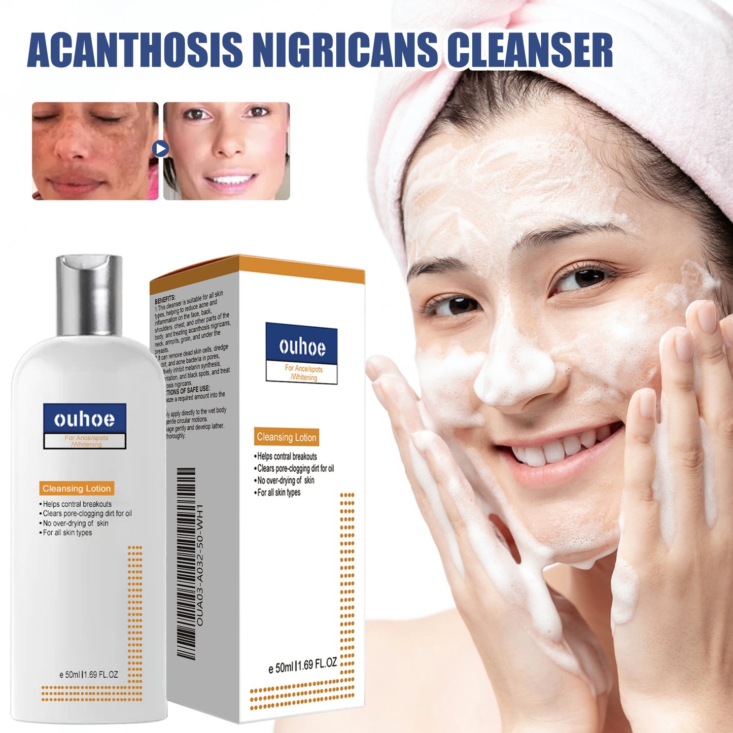 GlowVital™ Black Thorn Skin Cleanser With Grapefruit Extract, Tea Tree Oil & Ursolic Acid