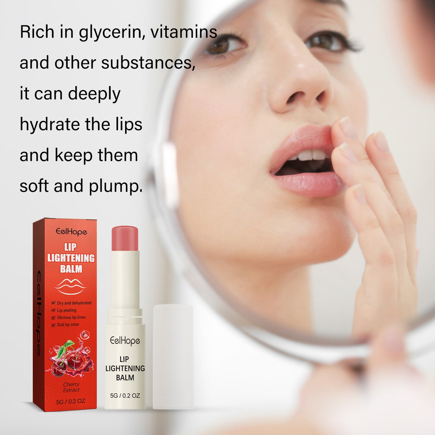 GlowVital™ Cherry Moisturizing Lip Balm