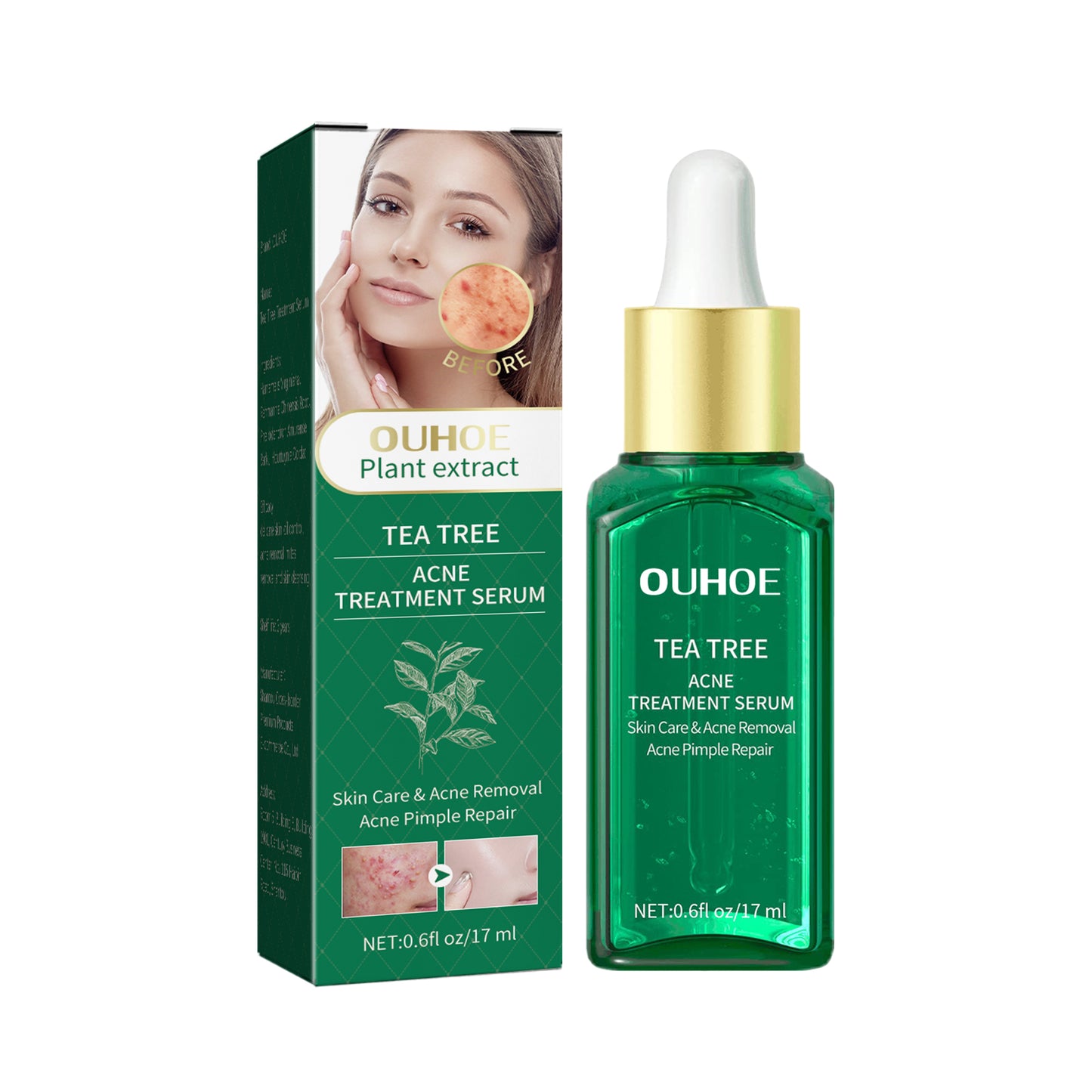 GlowVital™ Tea Tree Acne Repair Serum