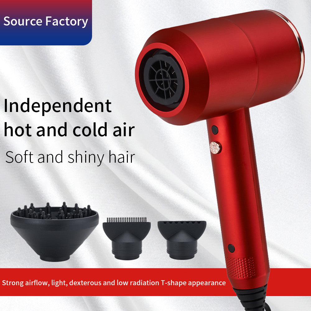 GlowVital™ New High-Speed Hair Dryer High-Power Negative Ion Cold And Hot Ultra Silent Professional Hair Dryer For Home Hair Salons
