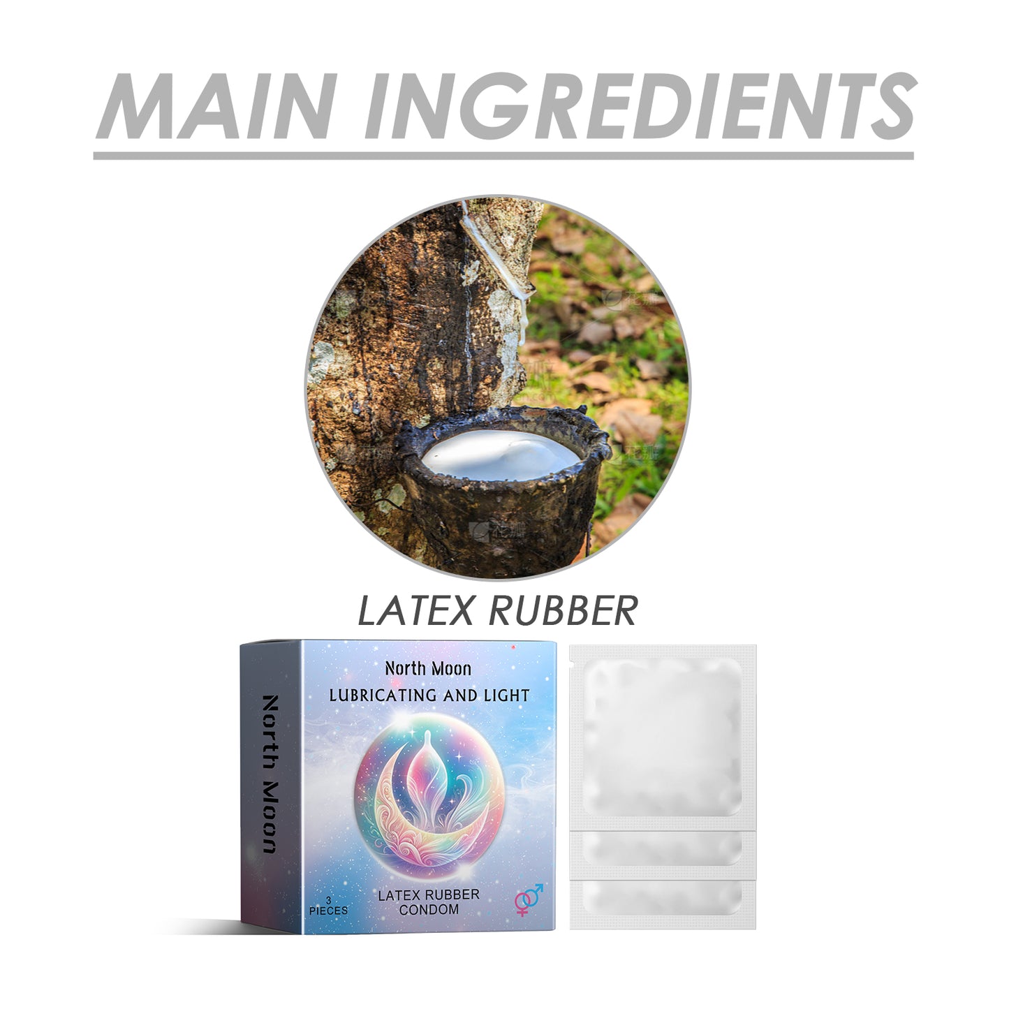 GlowVital™ Latex Rubber Condom