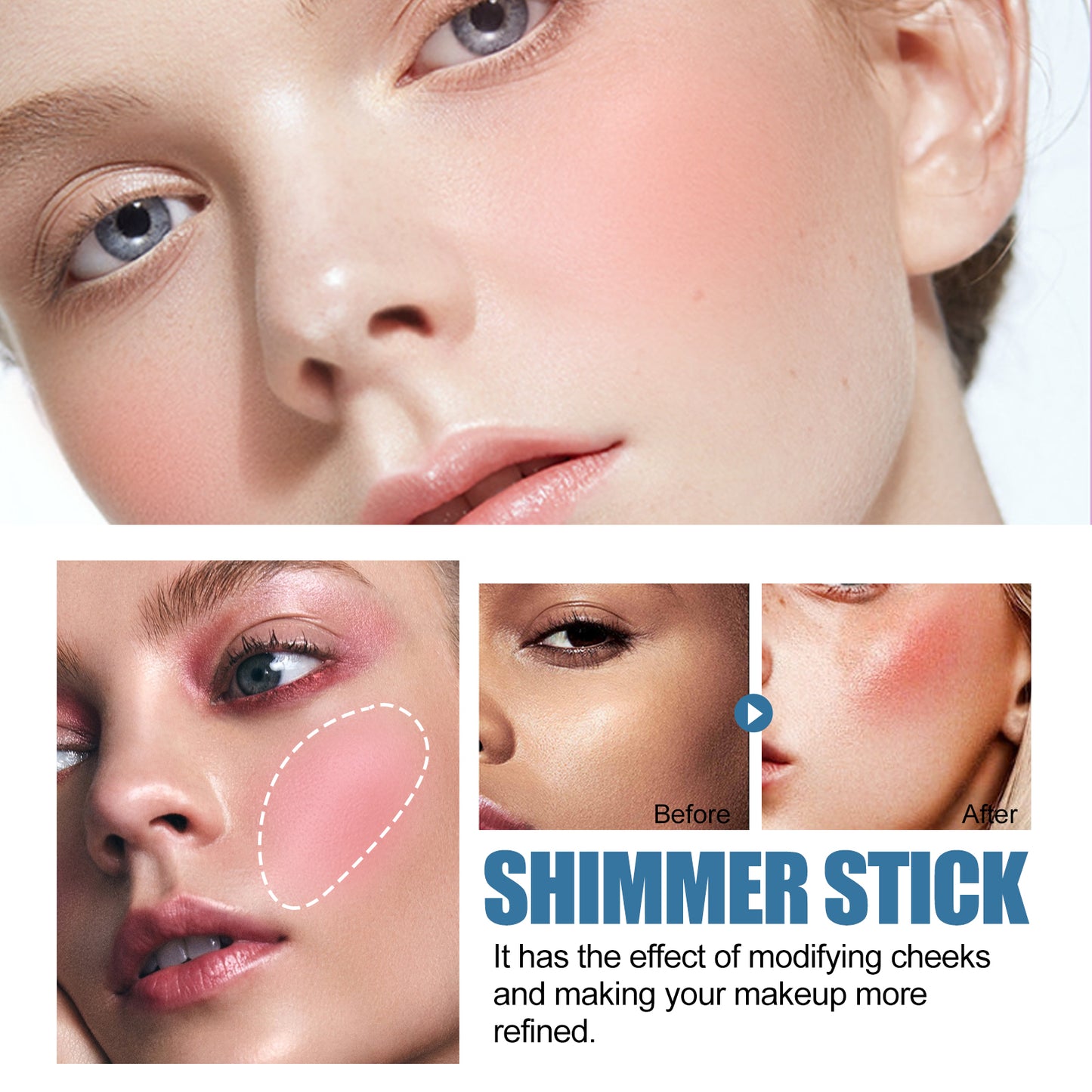GlowVital™ Creamy Blush Stick