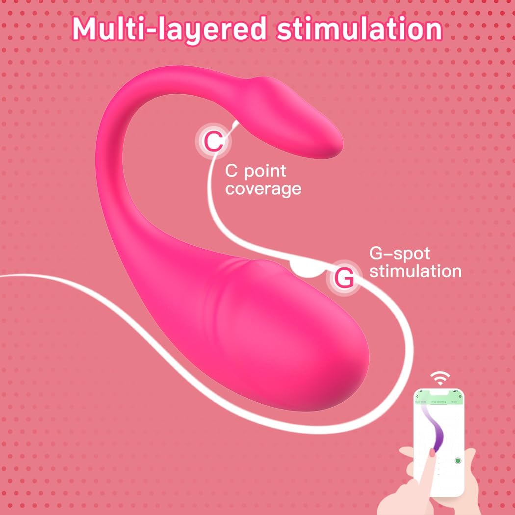 GlowVital™ App-Controlled Intimate Massager – Waterproof & Discreet
