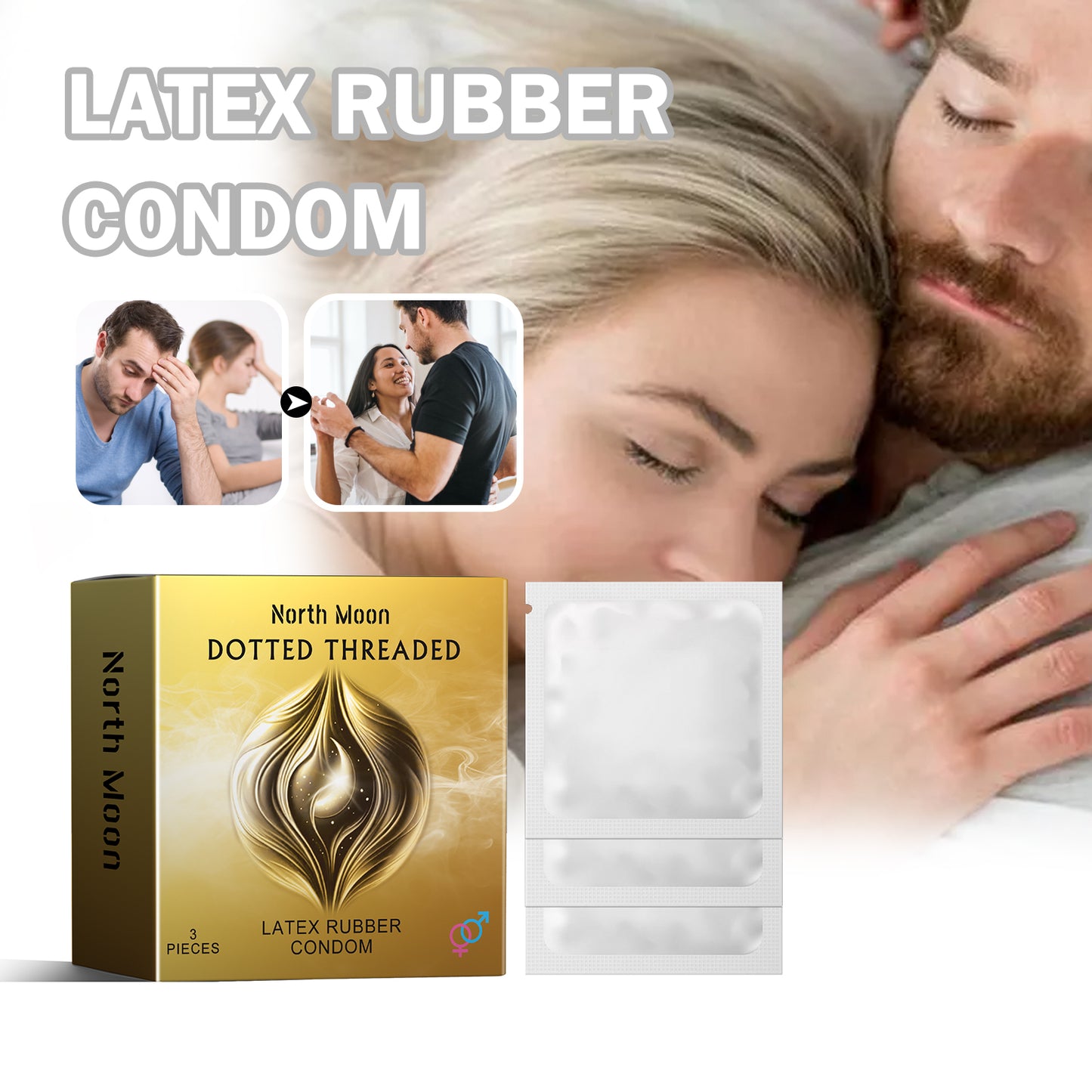 GlowVital™ Latex Rubber Condom Premium Protection & Enhanced Confidence