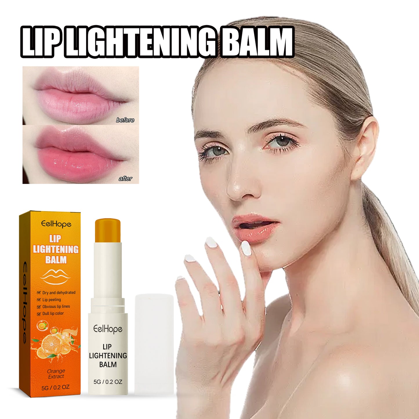 GlowVital™ Orange Moisturizing Lip Balm
