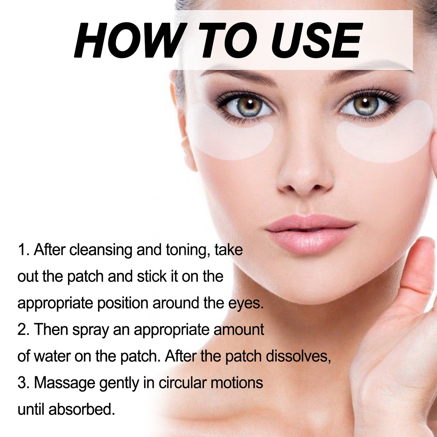 GlowVital™ Hydrolyzed Collagen Eye Mask With Collagen, Hyaluronic Acid & Hexapeptide-2