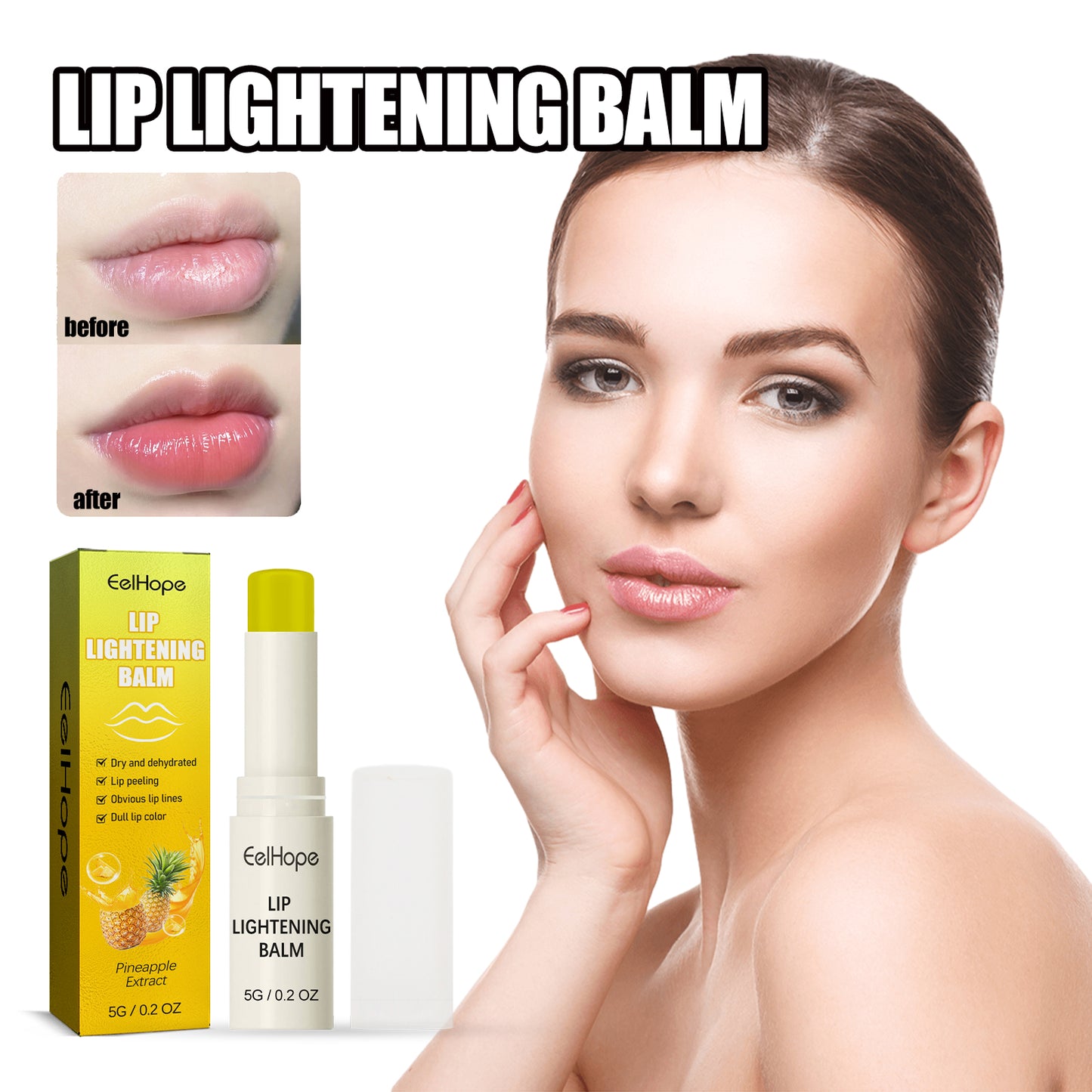 GlowVital™ Pineapple Lip Therapy Balm