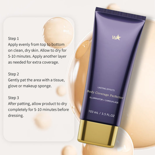 GlowVital™ Waterproof Tattoo Concealer – Full Coverage Cream