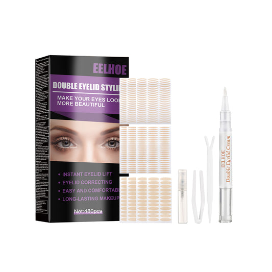 GlowVital™ Beauty Eye Double Eyelid Tape & Styling Cream Set – Instant Lift & Long-Lasting Definition