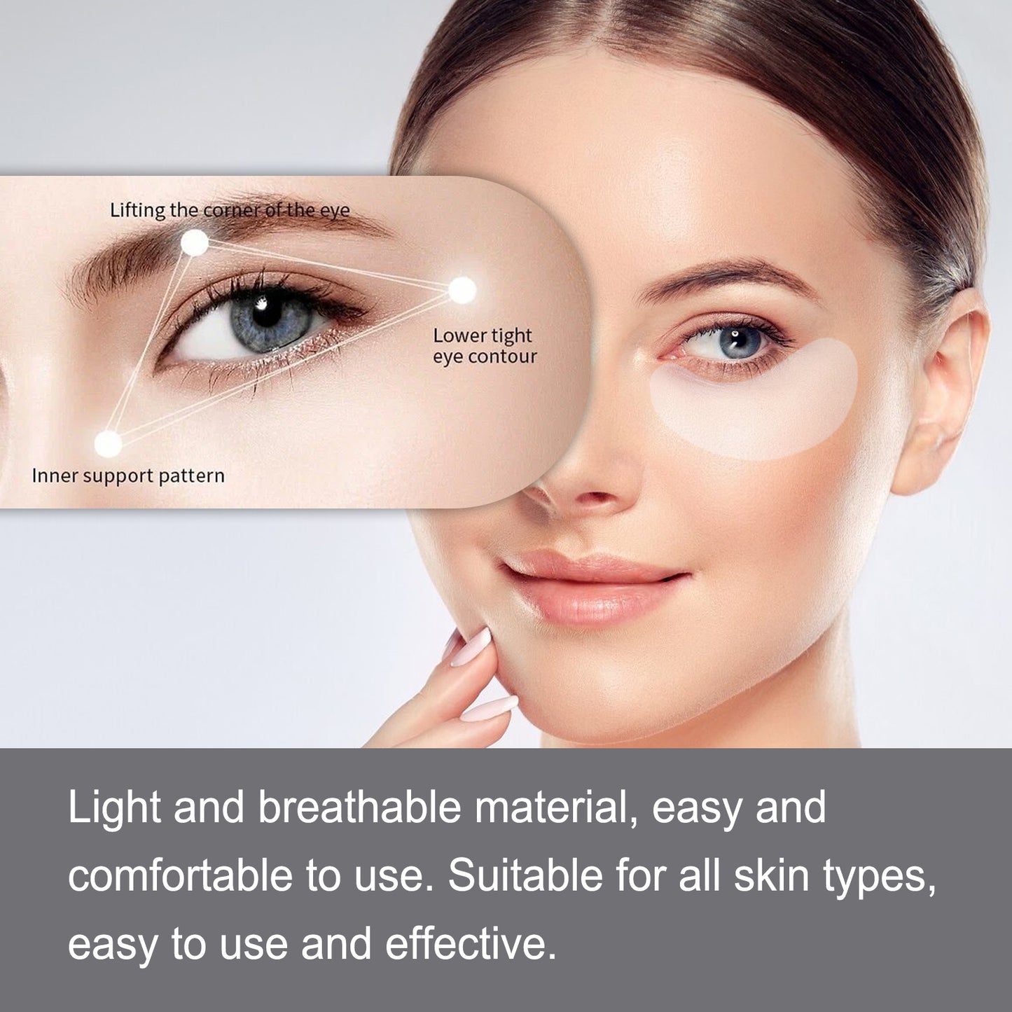 GlowVital™ Hydrolyzed Collagen Eye Mask With Collagen, Hyaluronic Acid & Hexapeptide-2