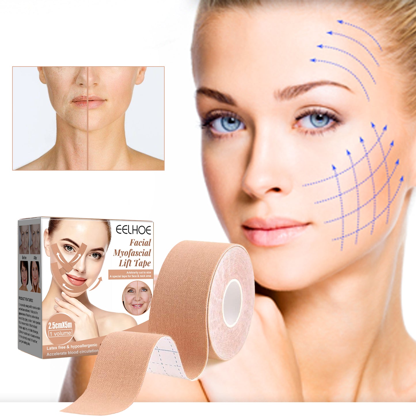 GlowVital™ V-Lift Face Tightening Band